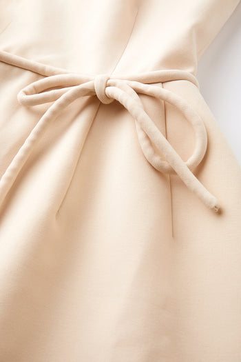 Beige Keen length Dress